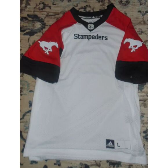 Calgary Stampeders CFL Adidas Jersey Mens Size Large - Picture 2 of 3